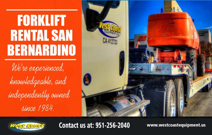 Forklift Rental in San Bernardino