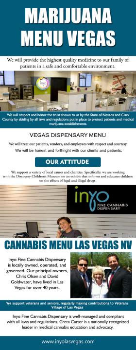 Dispensary Menu Las Vegas NV