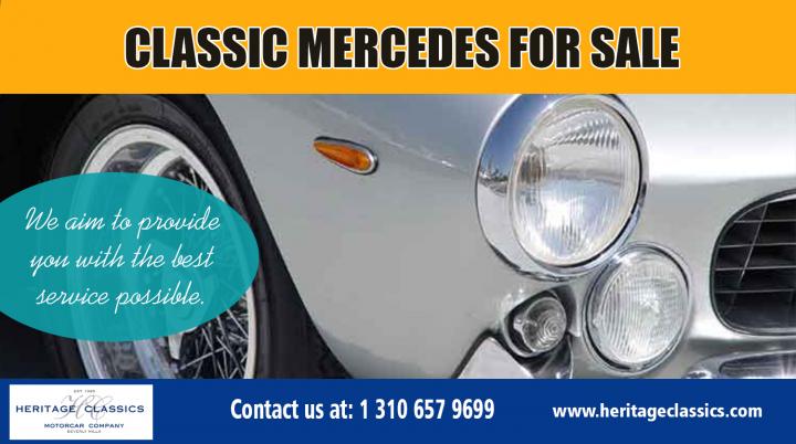 classic mercedes for sale | http://www.heritageclassics.com/