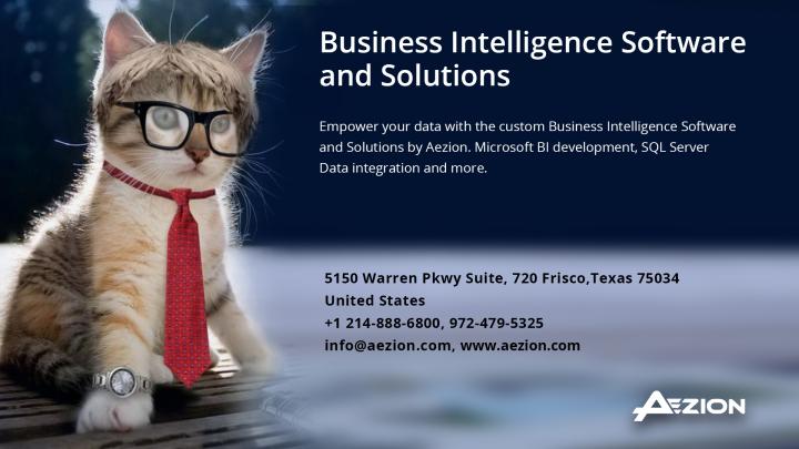 Dallas Business Intelligence Software and Solutions | Aezion