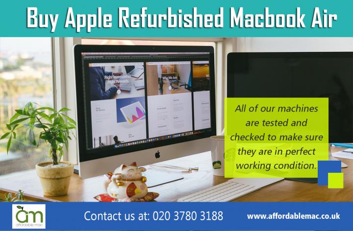 Buy Apple Refurbished Macbook Air