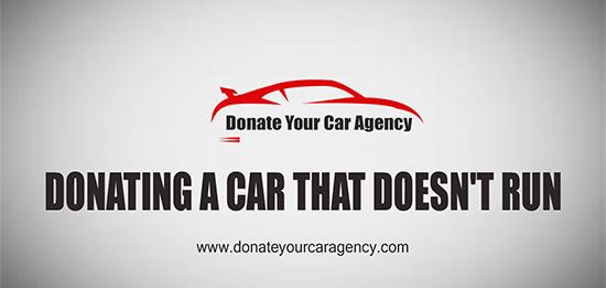 donating a car that doesn't run