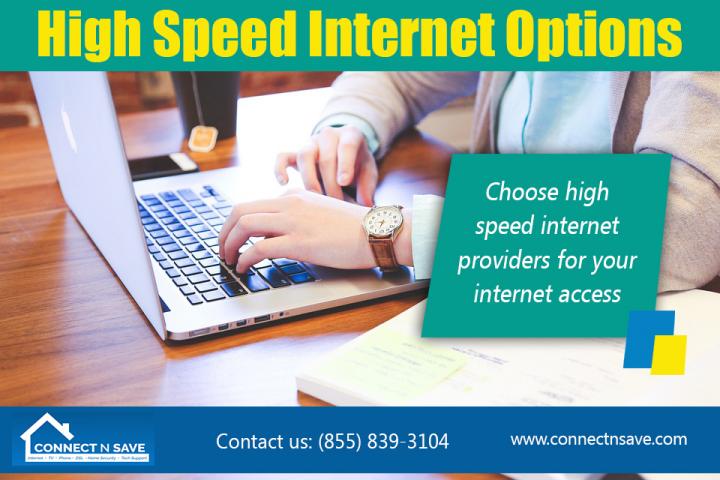 High Speed Internet Options
