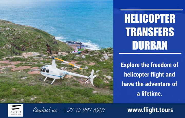 Helicopter Transfers Durban | Call - 27729976907 | www.flight.tours