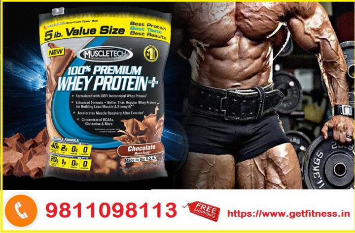 Muscletech 100% Whey Protein Plus for Rapid Muscle Building 