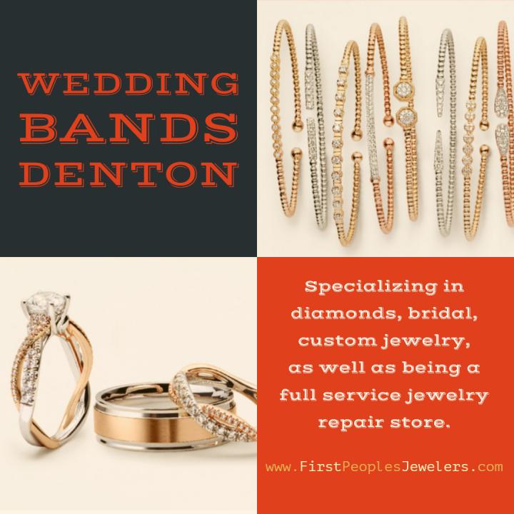 Wedding Bands Denton | Call - 940 383-3032 | FirstPeoplesJewelers.com