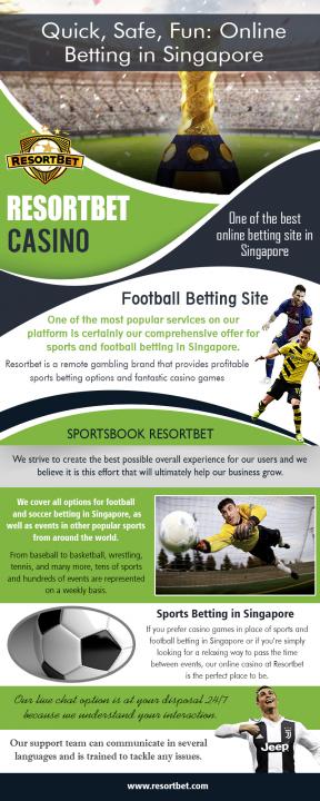 Football Betting | Call - 65 8651 6850 | resortbet.com