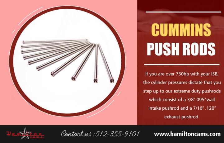Cummins Push Rods | Call - 512-355-9101 | hamiltoncams.com