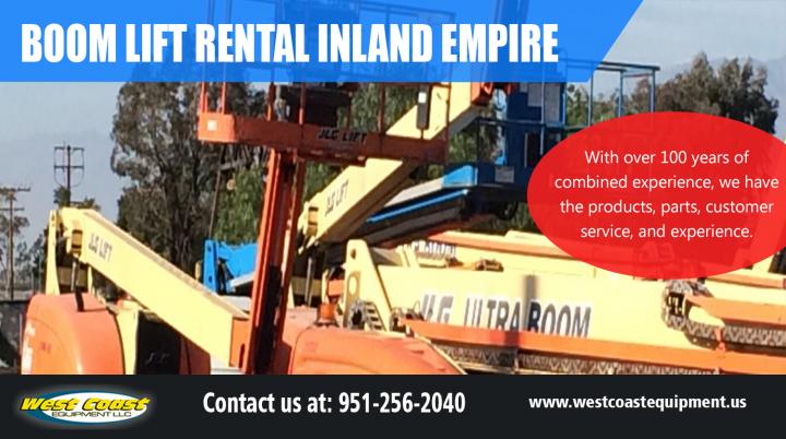 Boom Lift Rental Inland Empire | westcoastequipment.us