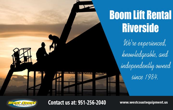 Boom Lift Rental Riverside | westcoastequipment.us